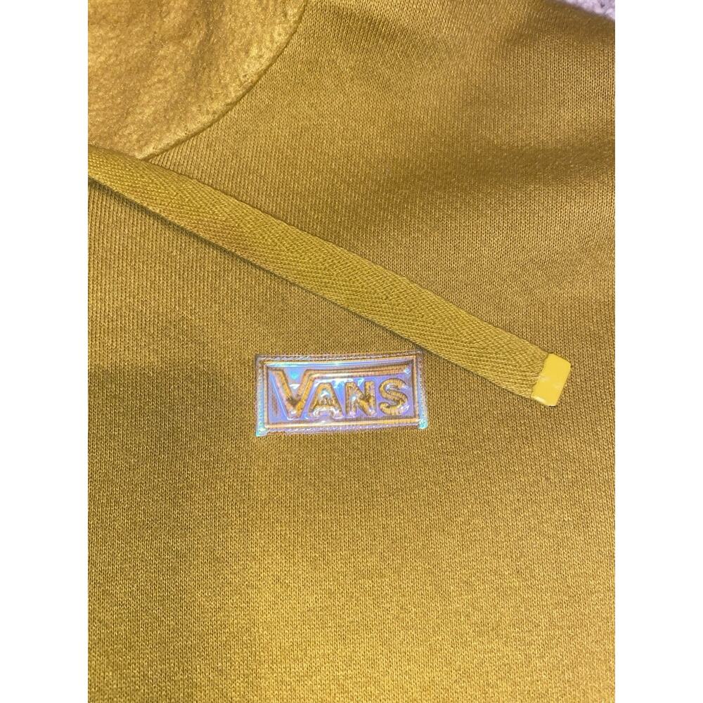 VANS Lizzie Iridescent Hoodie Sweatshirt Golden Palm Womens Size Small - Picture 2 of 5